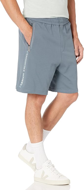 Amazon.com: AX Armani Exchange Pantalones cortos de bolsillo con cremallera  de algodón orgánico para hombre : Ropa, Zapatos y Joyería
