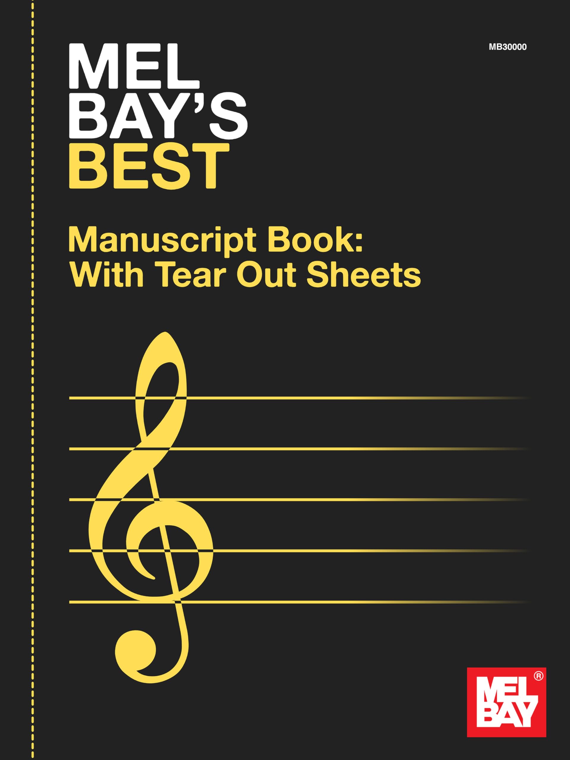 Best Manuscript Book, 12-Stave With Tear-out Sheets