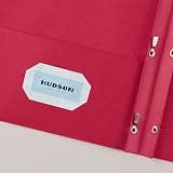 Avery Two Pocket Folders with 3 Prong Fasteners, Holds 70 Sheets, 25 Red Folders (47979) – view 6