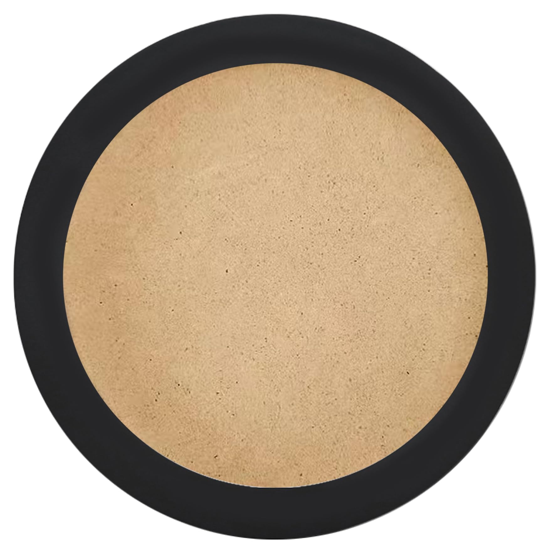 Cadre photo rond en bois vintage, décoration murale chambre chic