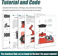 Vista 4 de Adeept 5DOF Kit de brazo robótico compatible con Arduino IDE, programable DIY Codificación STEM Educativo 5 Axis Build Robot Arm, Kit de inicio