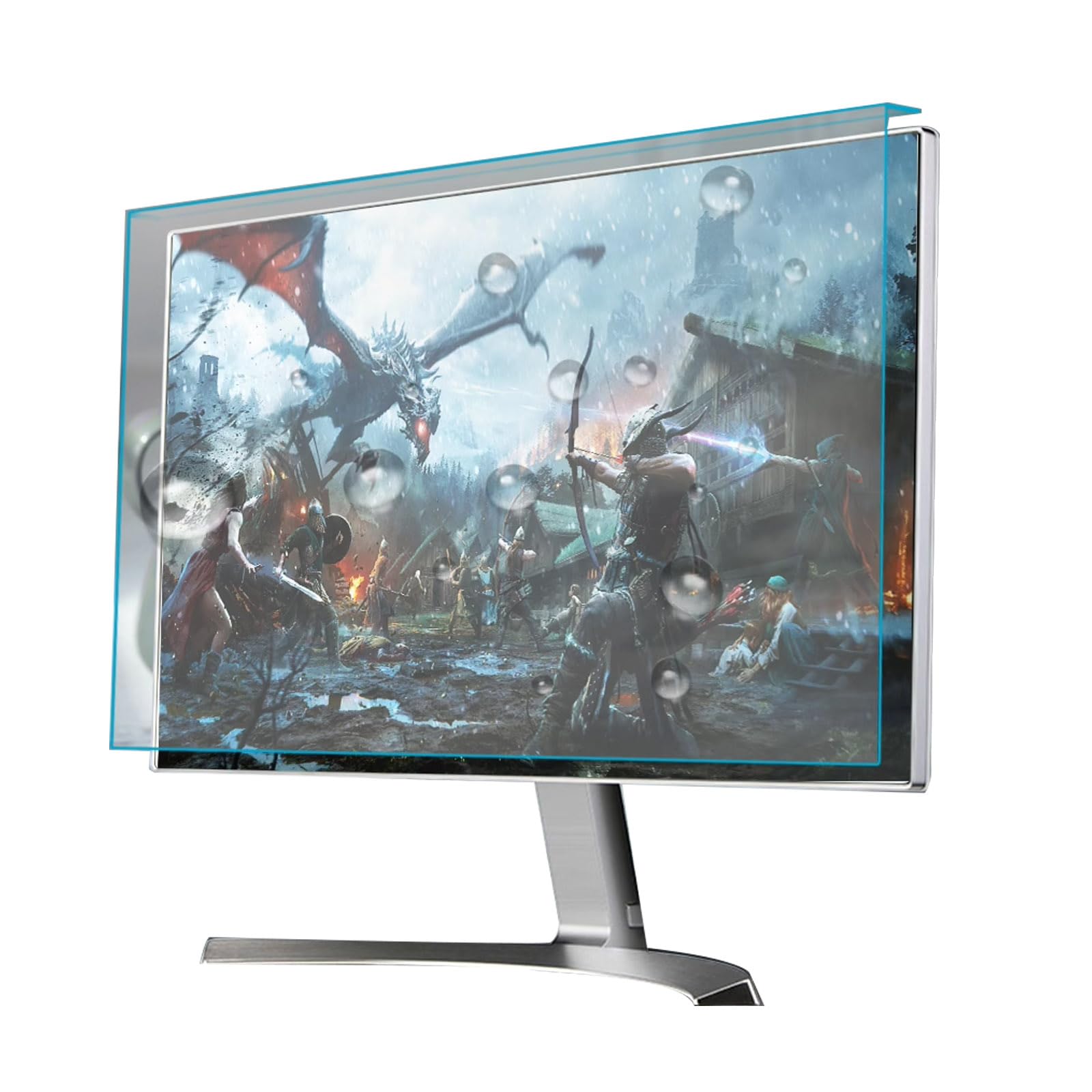 TBLOTYD Eye Protection Filter Panel Blue Light Blocking Screen Protection, Widescreen Monitor Screen Protector Filter, Computer Privacy Screen Protector,