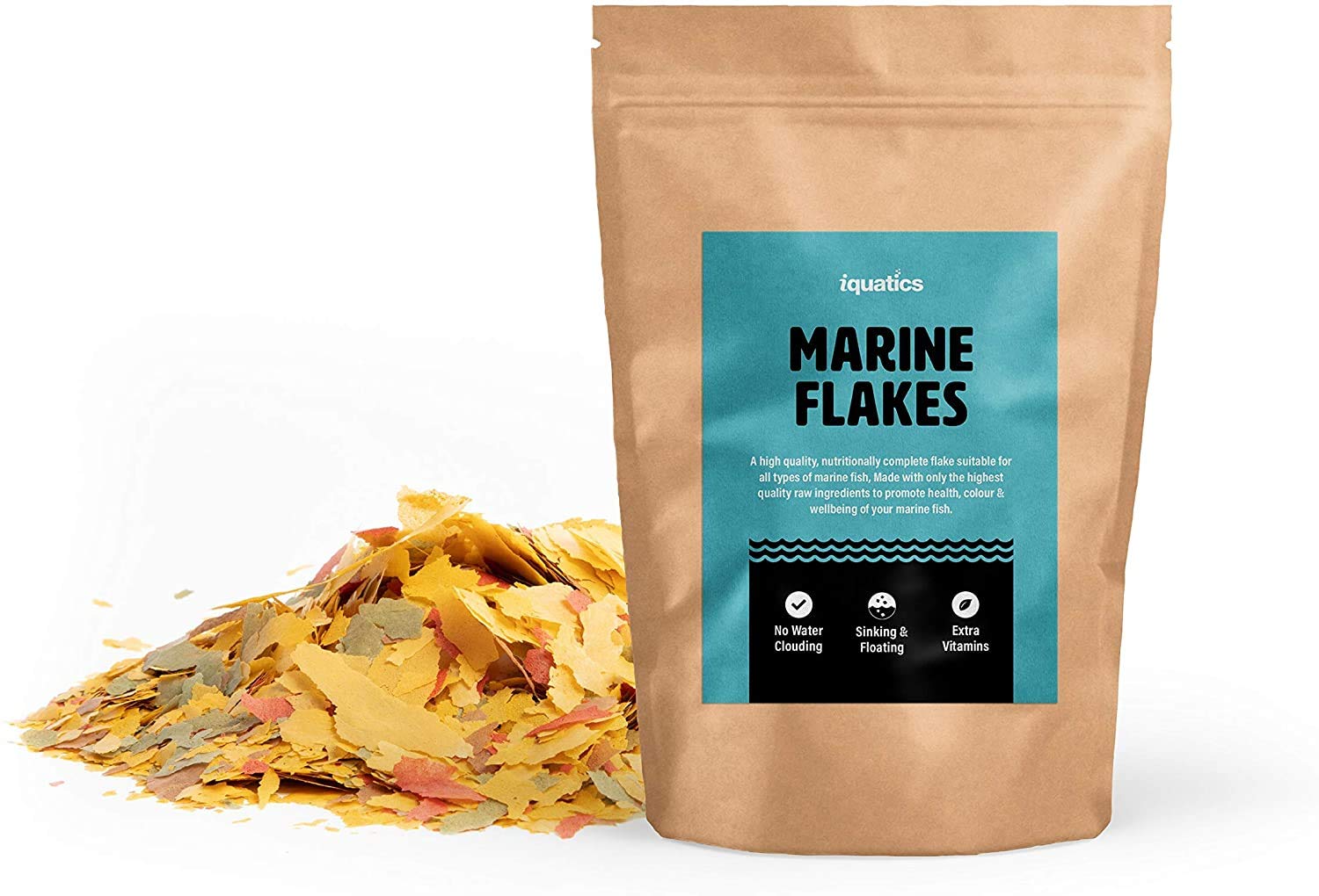 Marine Nutritional Perfectly Balanced Fish Food Flakes for all Marine Fish - 75G