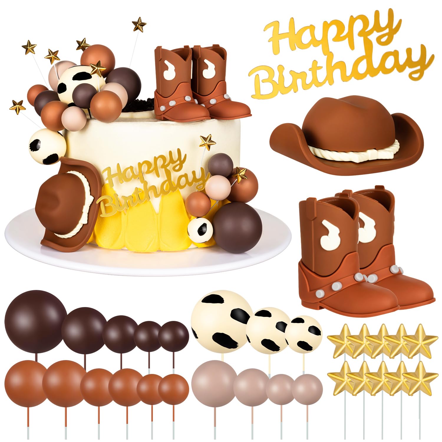 Photo 1 of PCTCSHQ Cowboy Cake Topper Set
