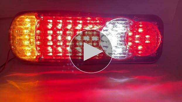 トレーラー　LEDテール&バックランプ&流れるウインカー 楽天市場】汎用 トレーラー LED テールランプ 24V ウインカー