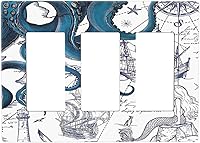 Vista 84 de Cubierta de Pared de Interruptor y Toma de Corriente de 1 Gang de Patrón Texturizado de Mármol Turquesa Oscuro Azul Gris Moderno Abstracto de Lujo