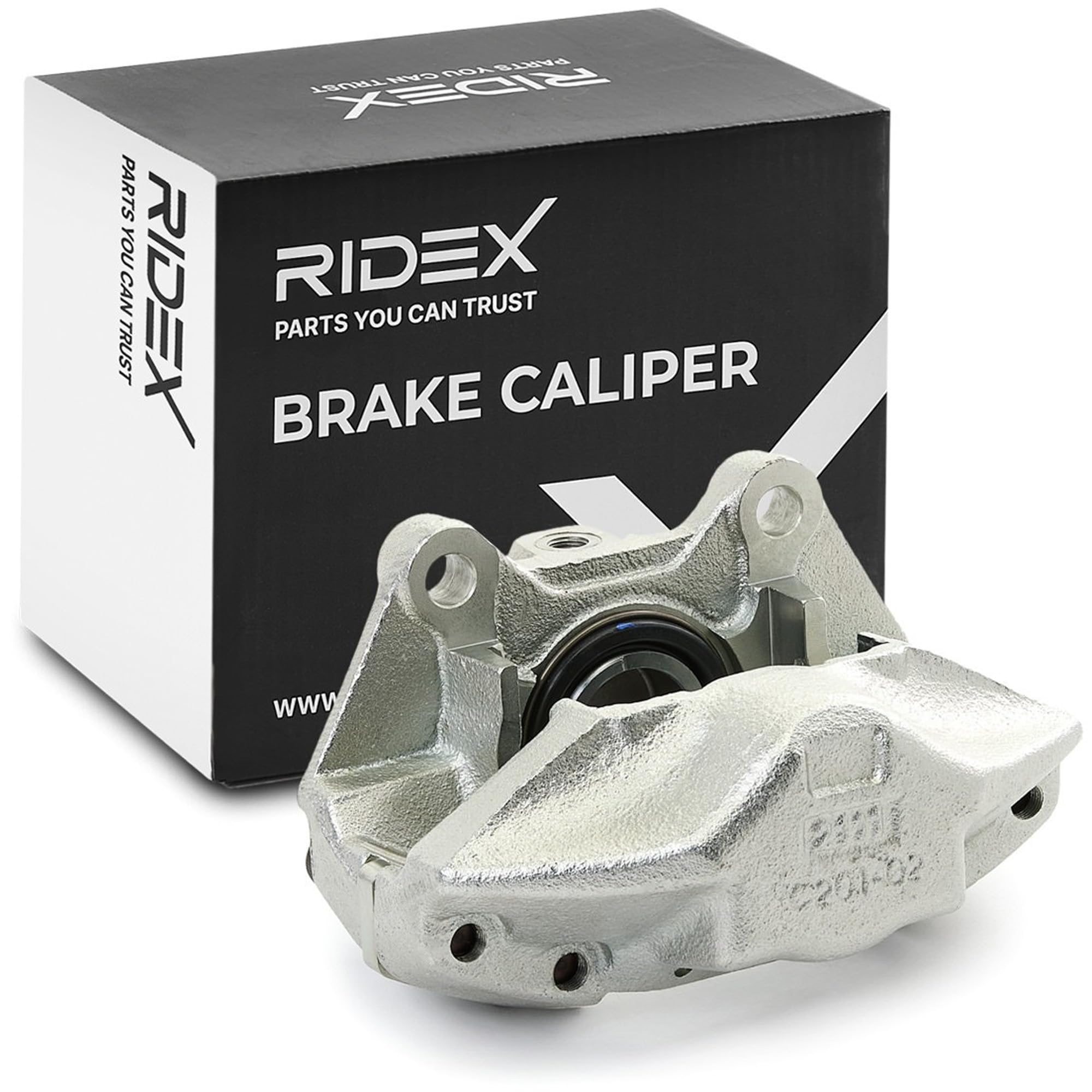 RIDEX 78B1433 Pinza de freno Delantero Izquierda Delantero con pistón sin bastidor de soporte con bastidor de soporte Compatible con PORSCHE 911