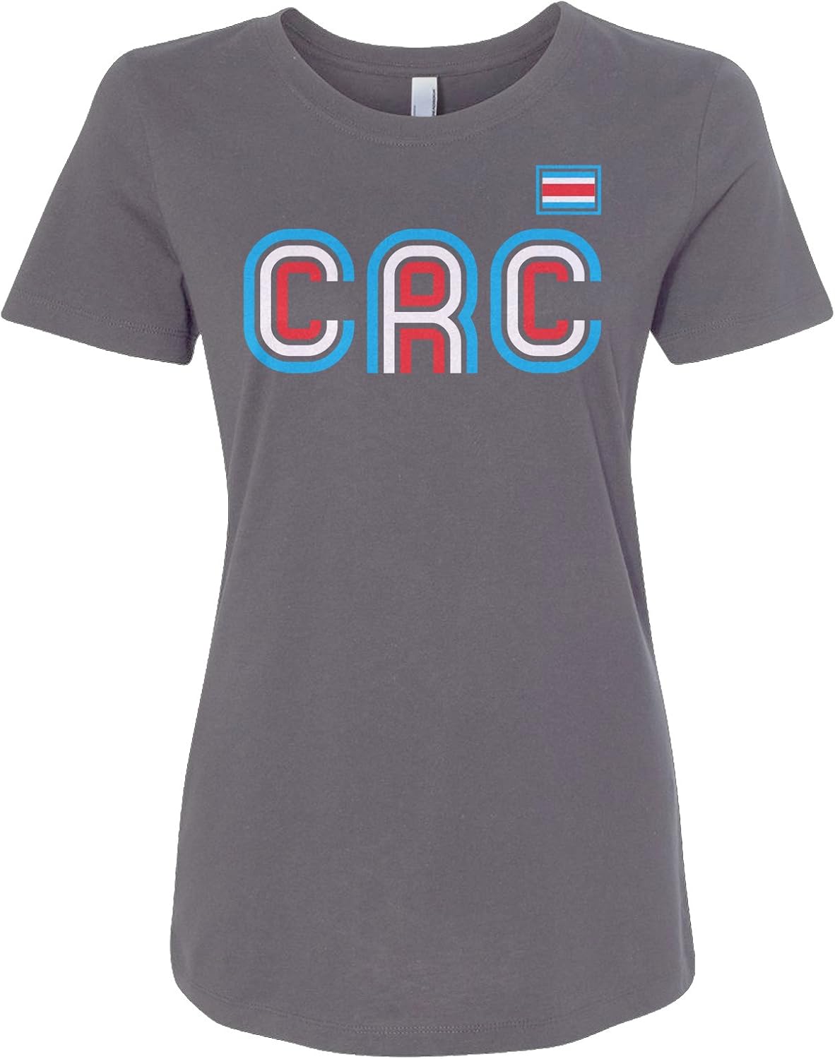 Threadrock Women's Costa Rica Athletic Retro Series Fitted T-Shirt