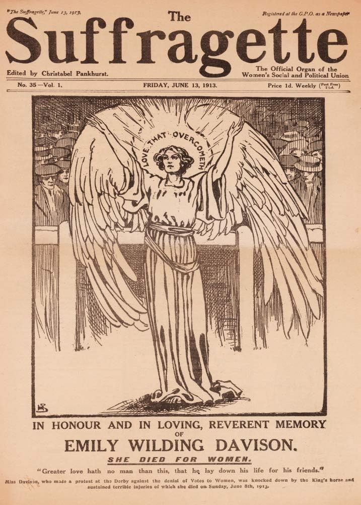 Vintage Suffragette in Honour Of Emily Wilding Davidson The vintage-suffragette-in-honour-of-emily-wilding-davidson-the