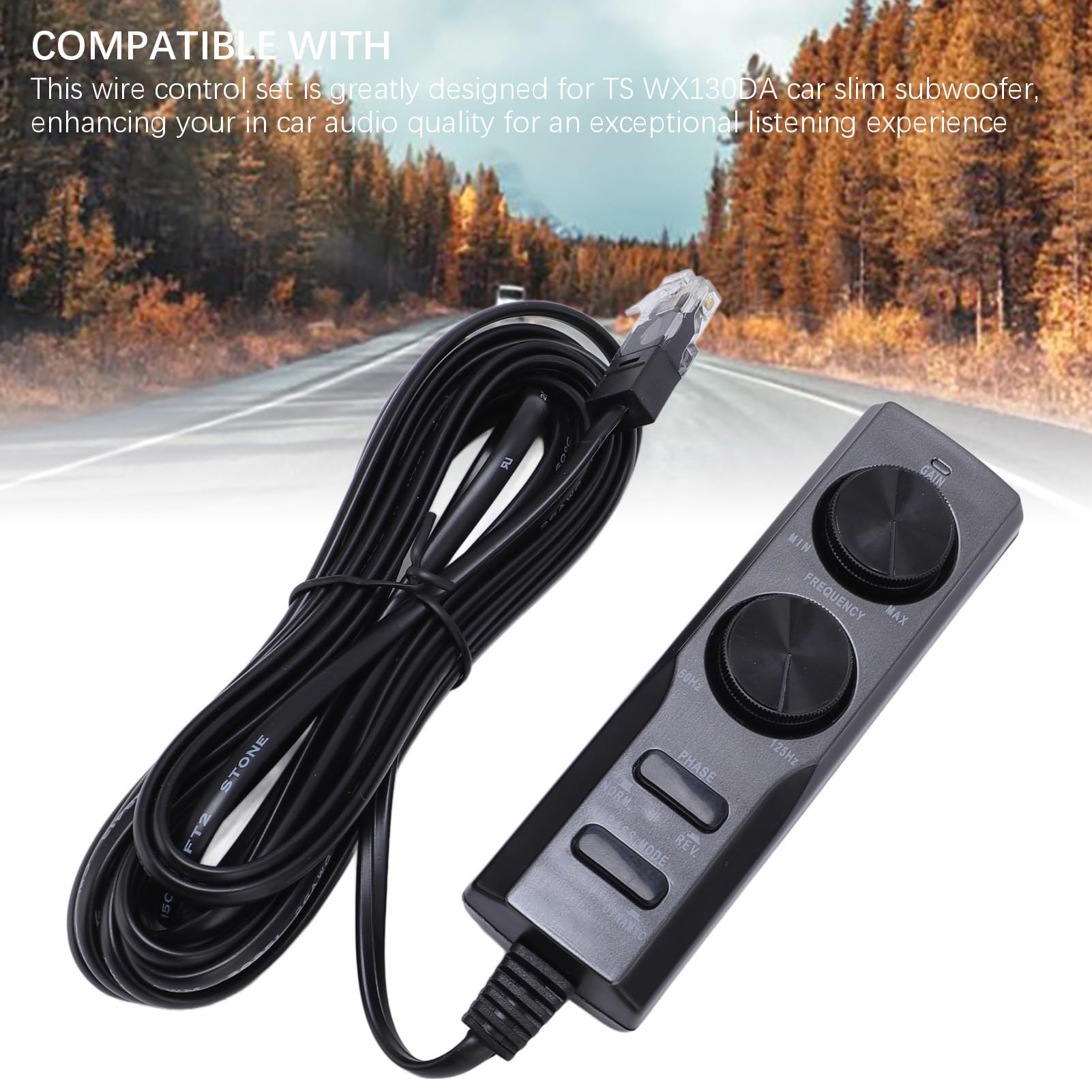 Amazon.co.jp: TS WX130DAカースリムサブウーファーのカーオーディオ