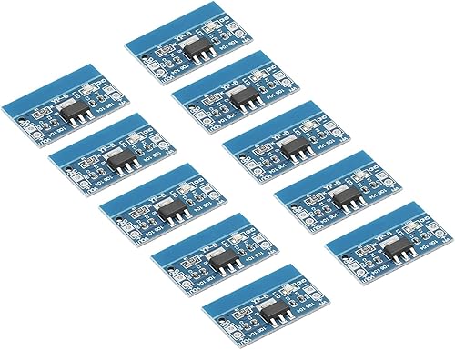 MECCANIXITY Convertidor de corriente CC-CC AMS1117 6.5-12V a 5V 0.8A azul para transformadores de potencia con pasador de frecuencia, paquete de 10