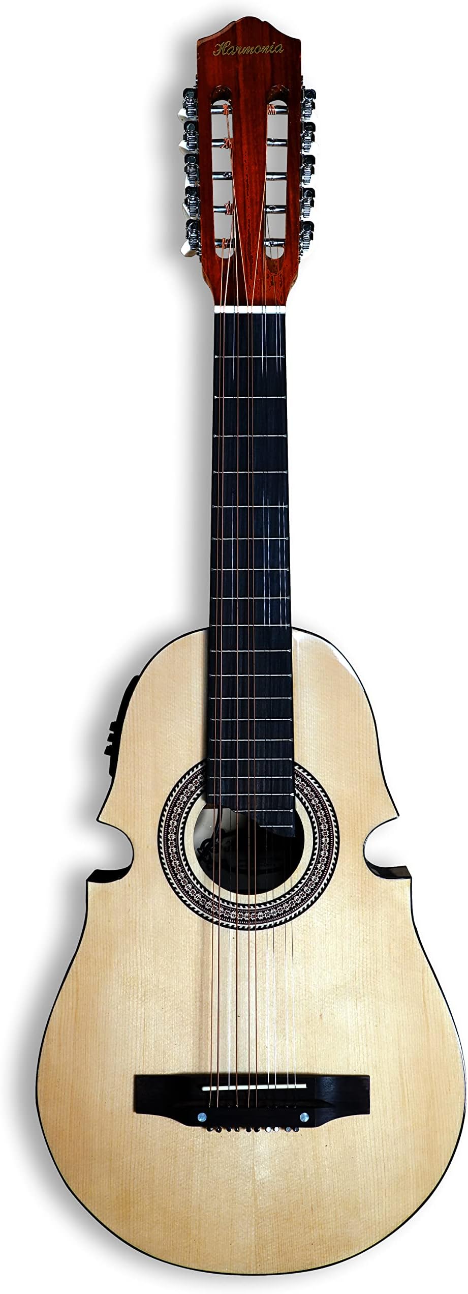 10 String Acoustic Puerto Rican Cuatro Guitar, W/3 Band EQ