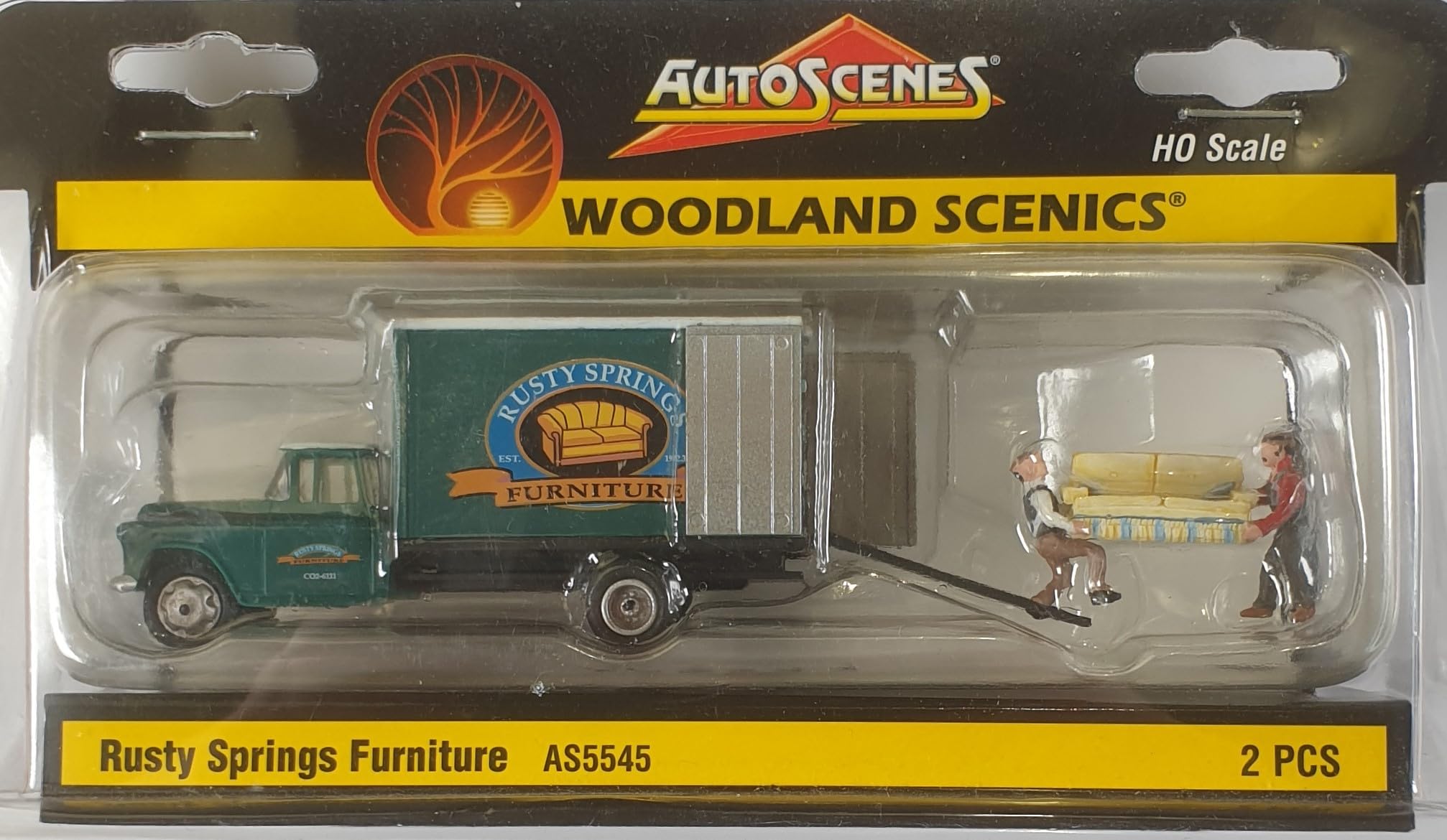 Woodland Scenics 5545 AS5545 Moving Sofa Delivery Furniture Transport Track HO H0 1:87 Springs Furniture