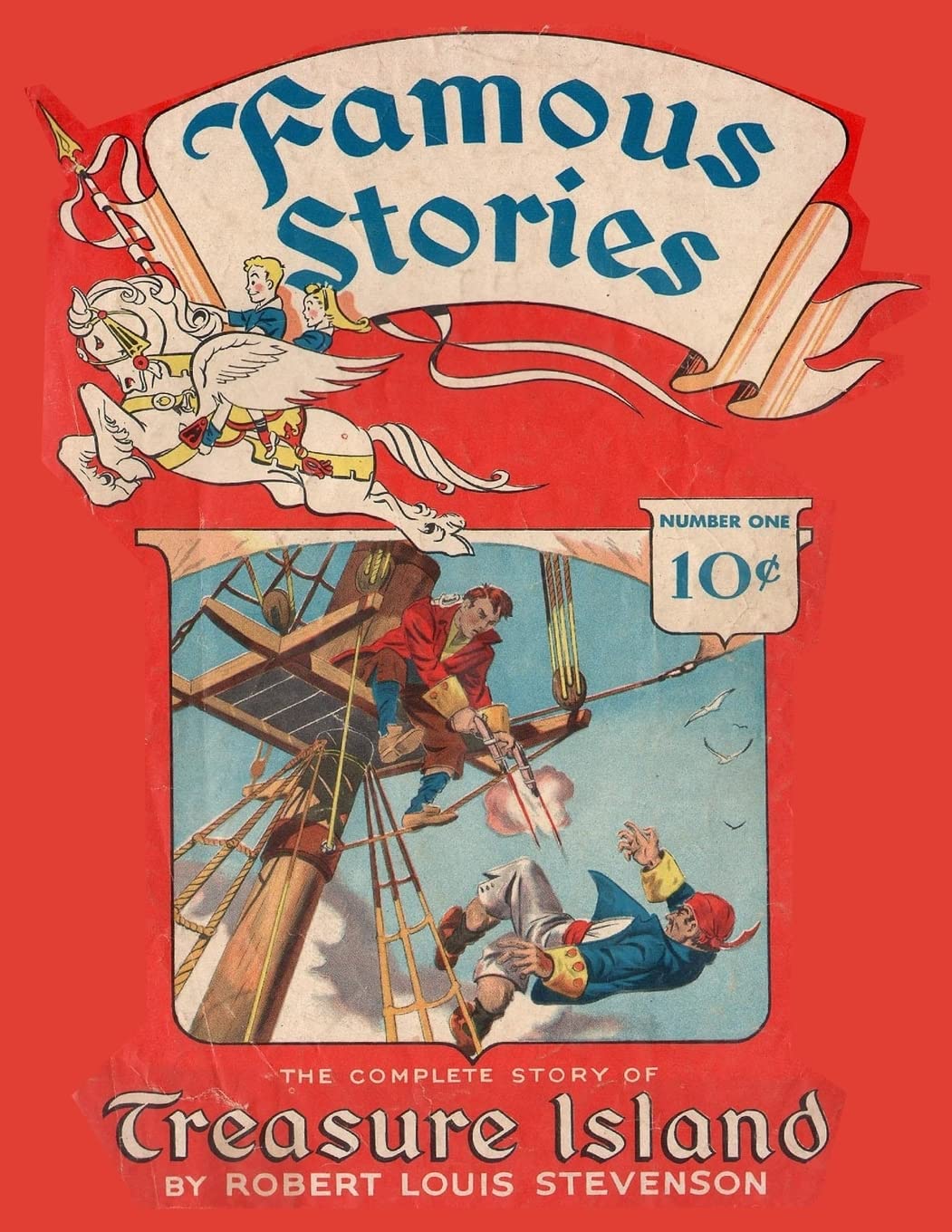 TREASURE ISLAND (comic book): Volume 1 (Famous Stories Book)