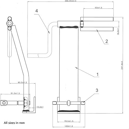 Miniatura 6 de Mytee Products Correa de cabrestante enrolladora de correas para camión remolque 2 pulgadas 3 pulgadas 4 pulgadas correas