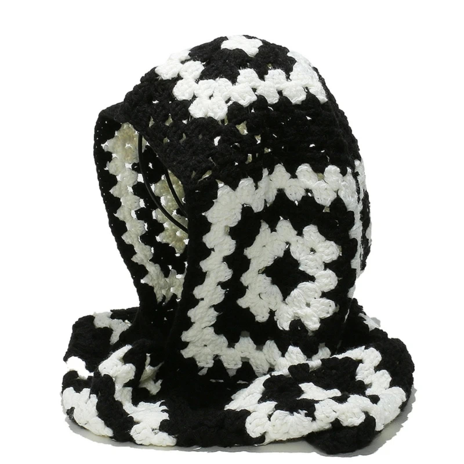 Casquettes Bonnets Chapeaux Bonnet Tricoté Enfants Tête Wrap Cou Cache-Épaissir Tricot Chapeau Sports Couvre-Chef Crocheté