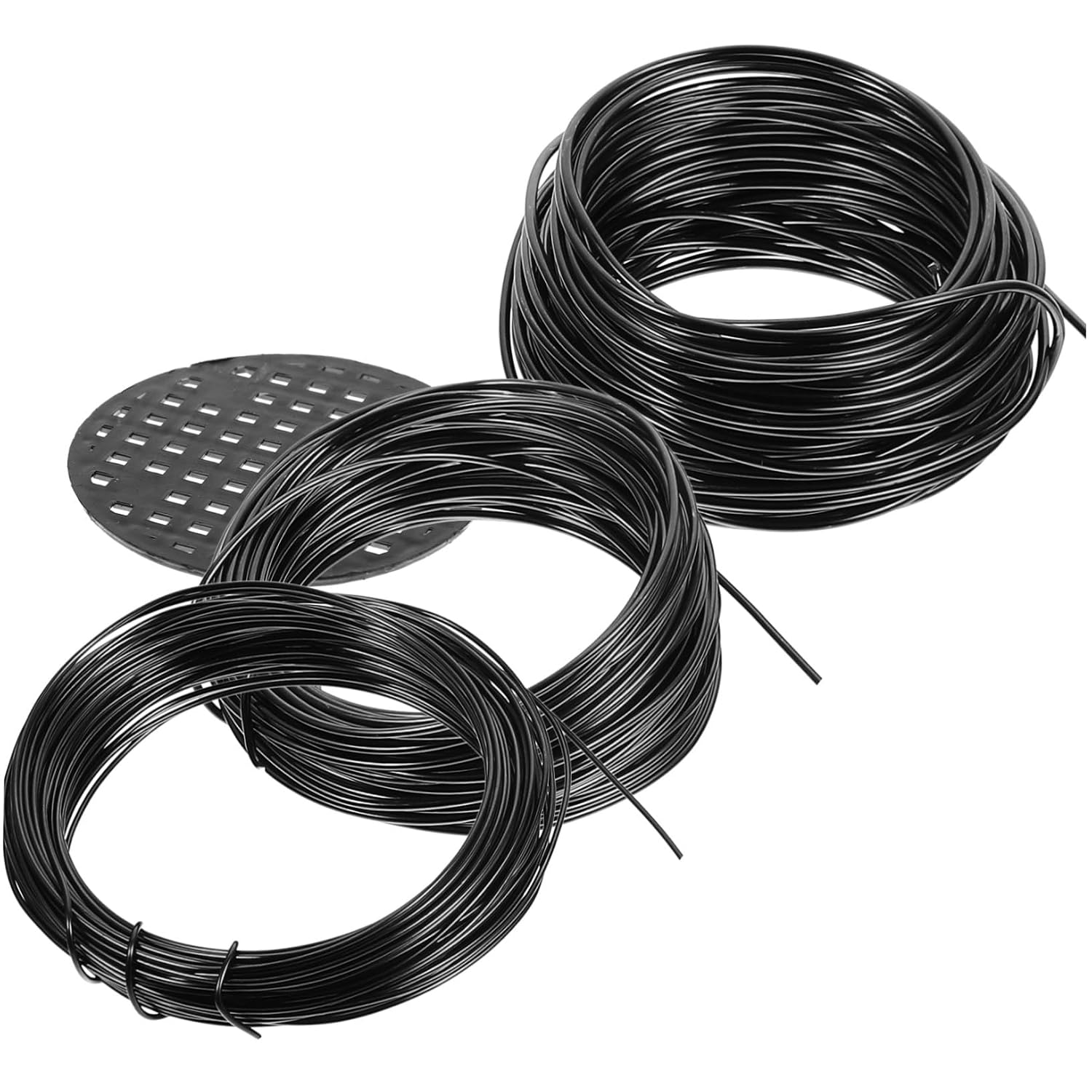 Bonsai Tree Training Wire Set, Copper Plastic, Black