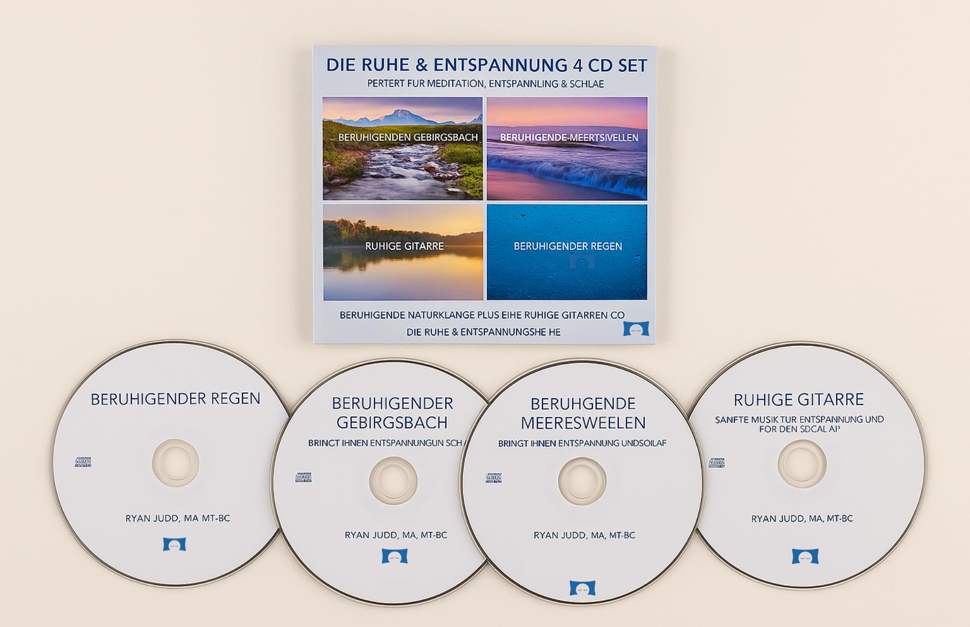Entspannende Naturklänge – 4-Alben-Set für Meditation, Entspannung und Schlaf – Das perfekte weiße Rauschen der Natur