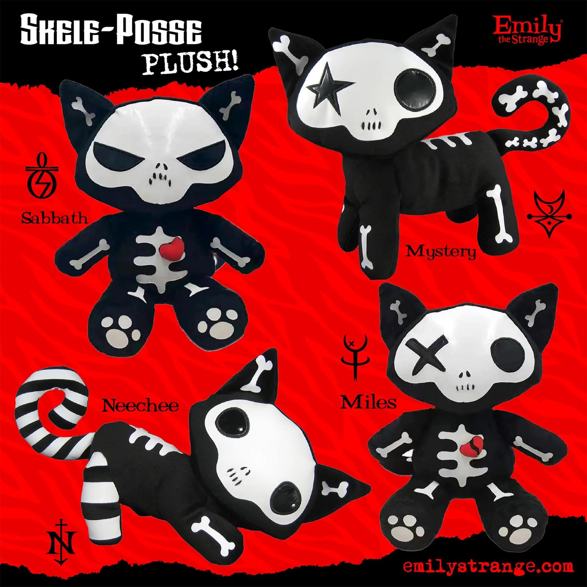 Amazon.com: Toynami Emily The Strange 20cm Miles Soft Toy : Toys