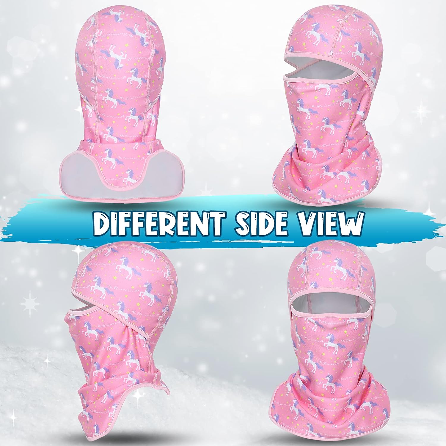 Venswell Kids Balaclava Windproof Ski Mask Winter Face Warmer for Cold Weather Boys Girls image 3