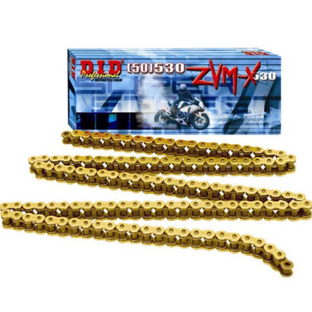 D.I.D 520ZVM-X Super Street Chain 120 Link Nickel (520ZVM-X NICKEL X 120)