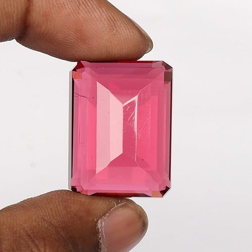 Miniatura 2 de REAL-GEMS 101.15 Ct Rosa Turmalina Esmeralda En Forma De Cristal Curativo Piedra Preciosa, Gema, hidrotermal - turmalina rosa