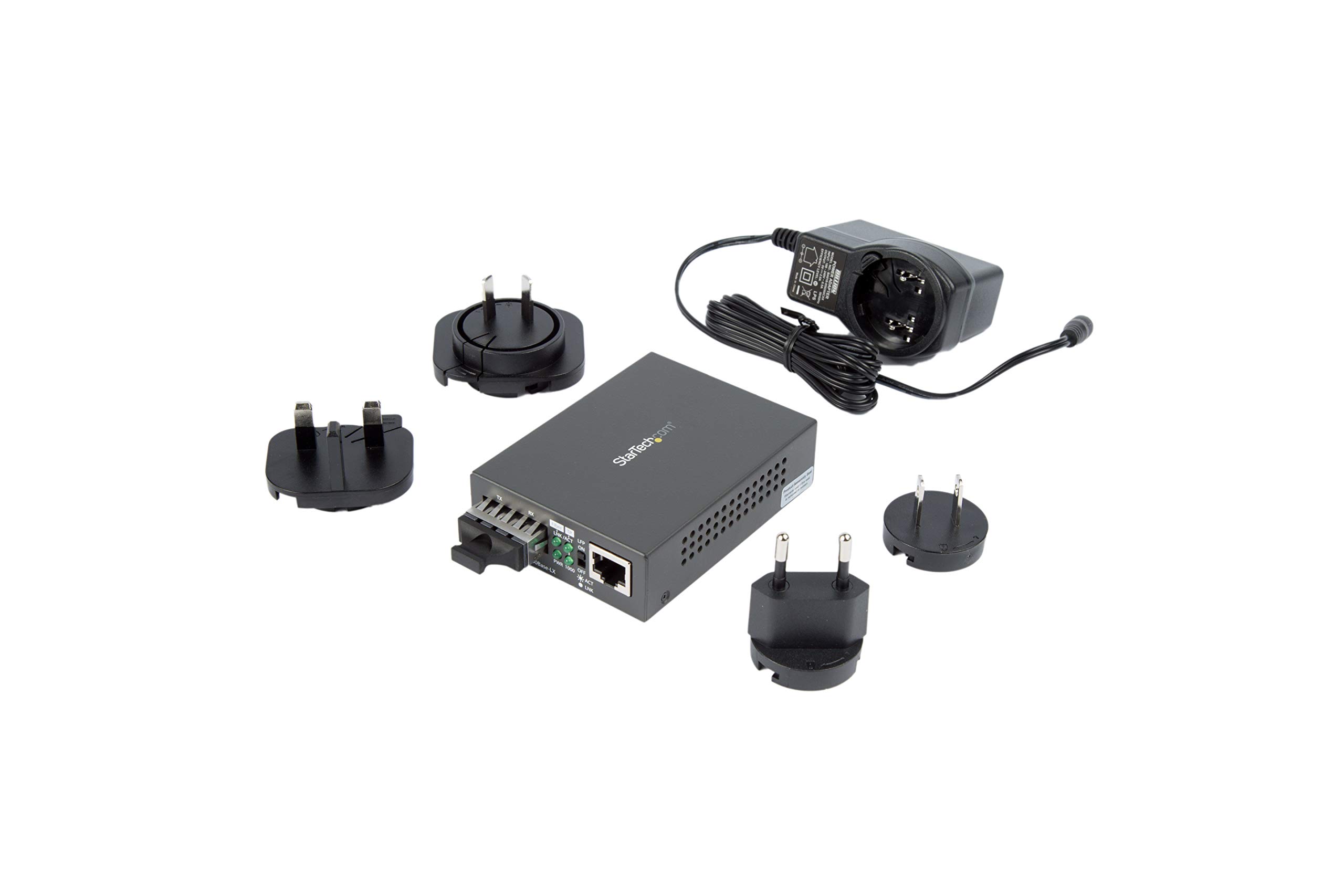 StarTech.com Convertisseur de média Gigabit Ethernet fibre optique SC multimode - 1000Base-SX - 550 m (MCMGBSCMM055)