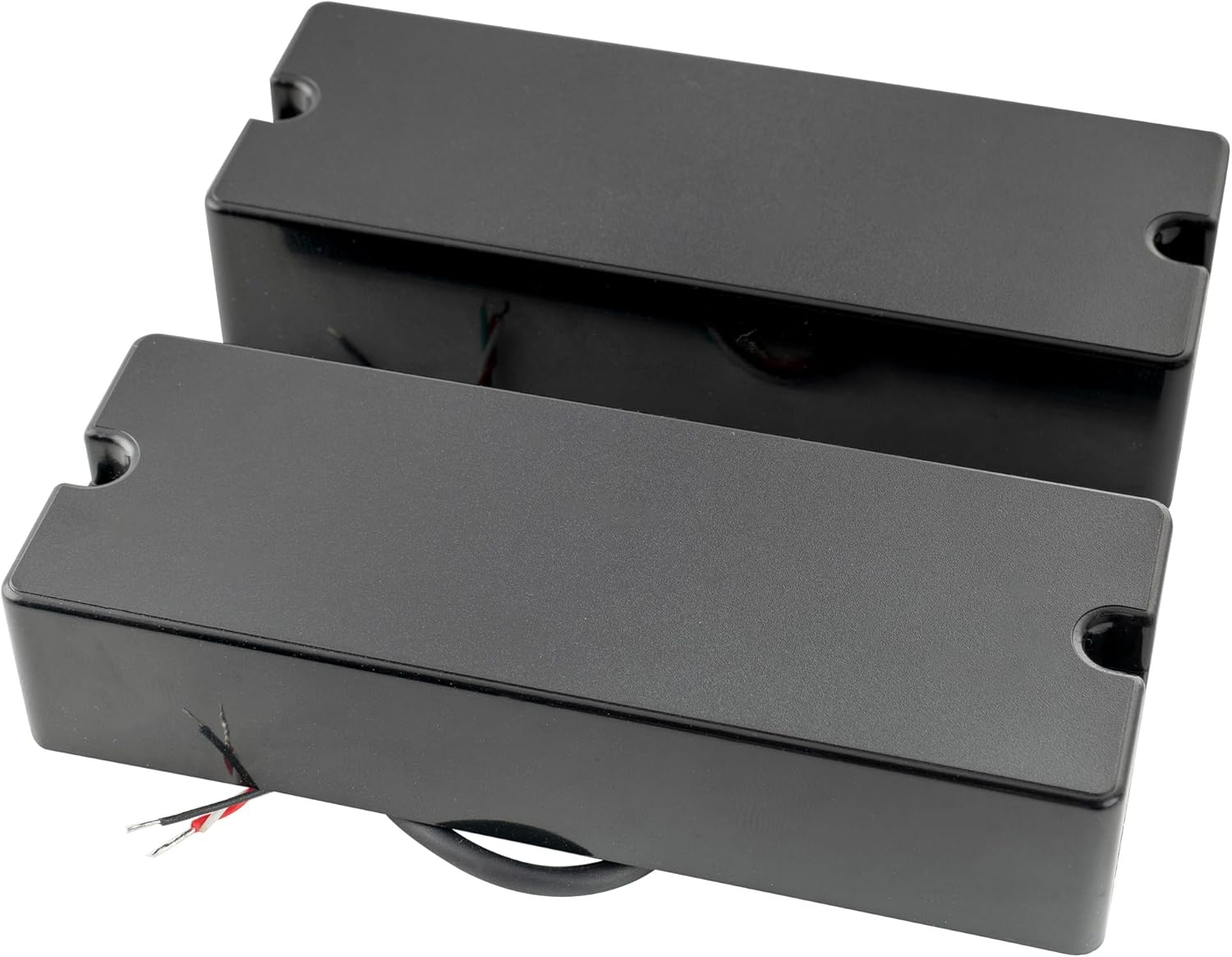 Artec MDC5 Ceramic Magnet Soapbar Style Bass Pickup Neck Bridge Pickups Set 14.4K for 5-String Bass, Black