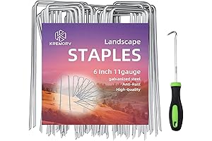 Durable Landscape Staples for Securing Weed Barriers