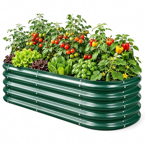 Galvanized Raised Garden Beds for Gardening - 72 x 36