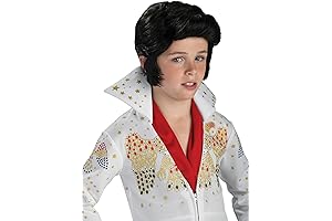 Rubies Boys Elvis Presley Child’s Costume Wig, Black | Kids Elvis Glasses