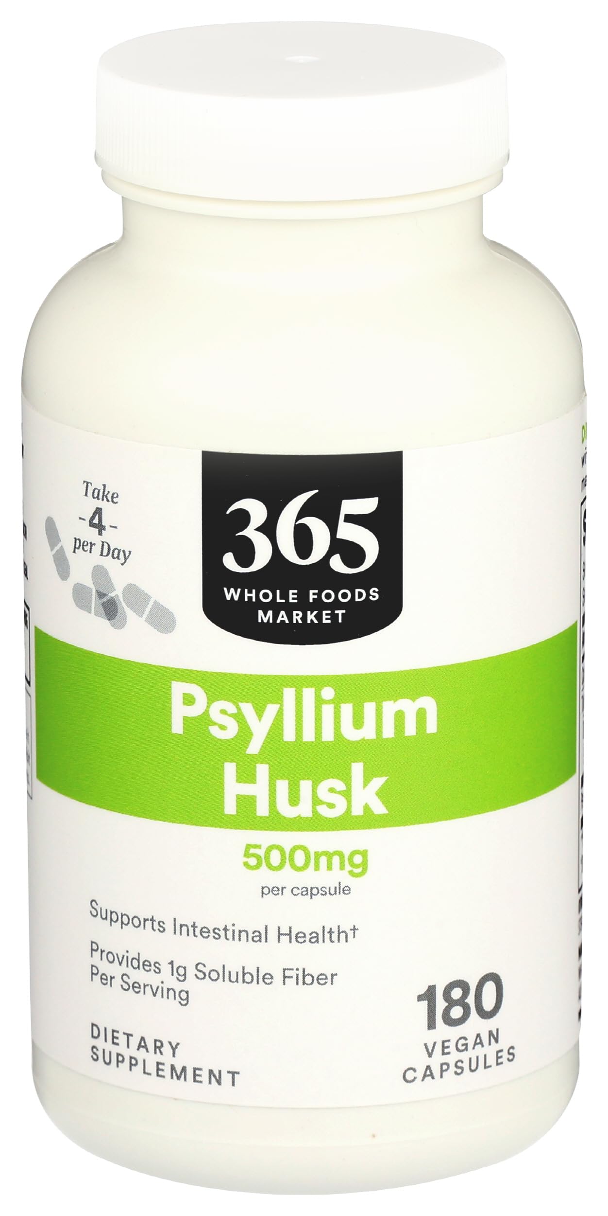 365 by Whole Foods Market, Psyllium Husks 500Mg