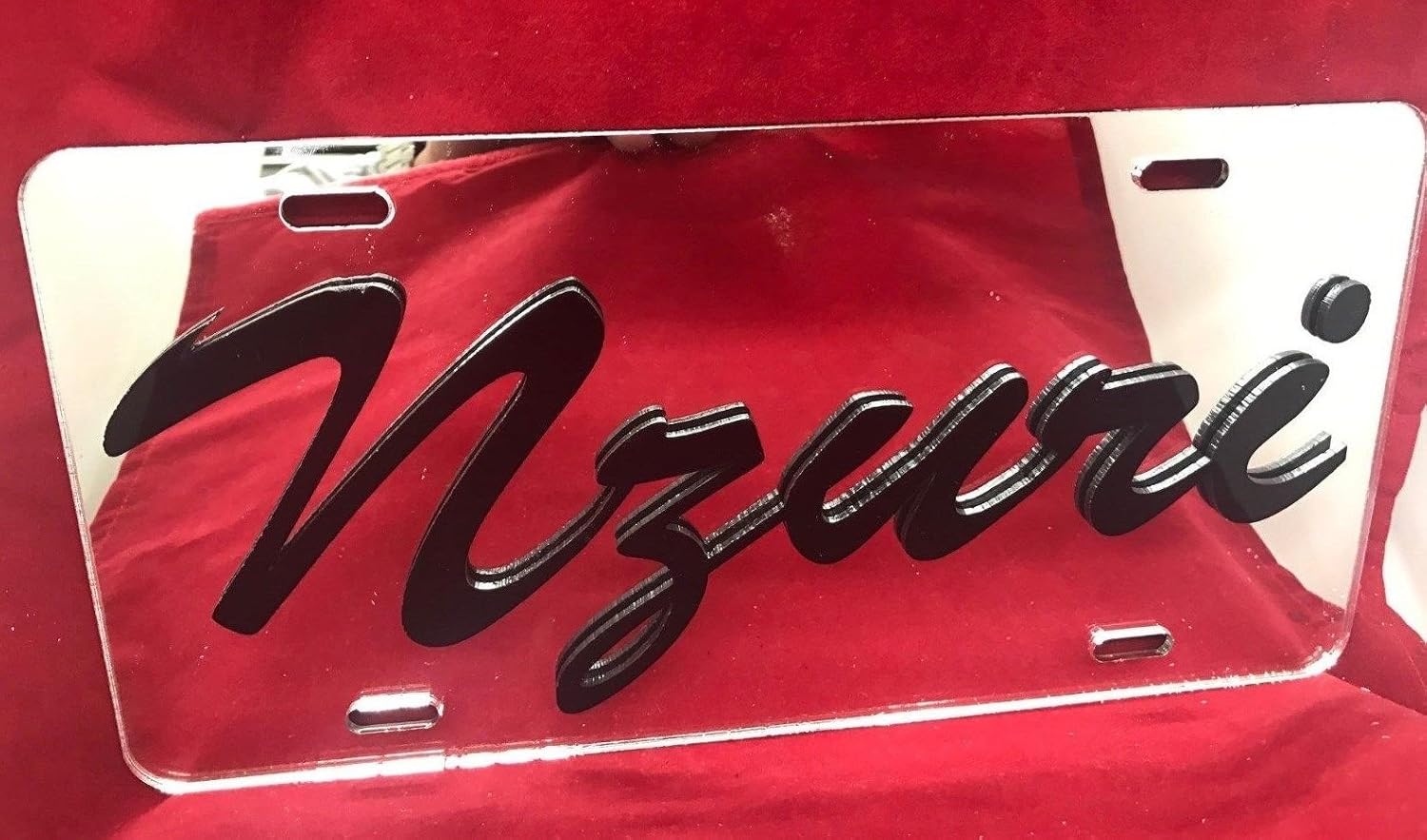 Personalized Custom License Vanity Plate Laser Cut Auto Car Tag Can Say Anything, You Design and Create Your Own Unique, Crafted, Designed Laser Cut Custom Plate