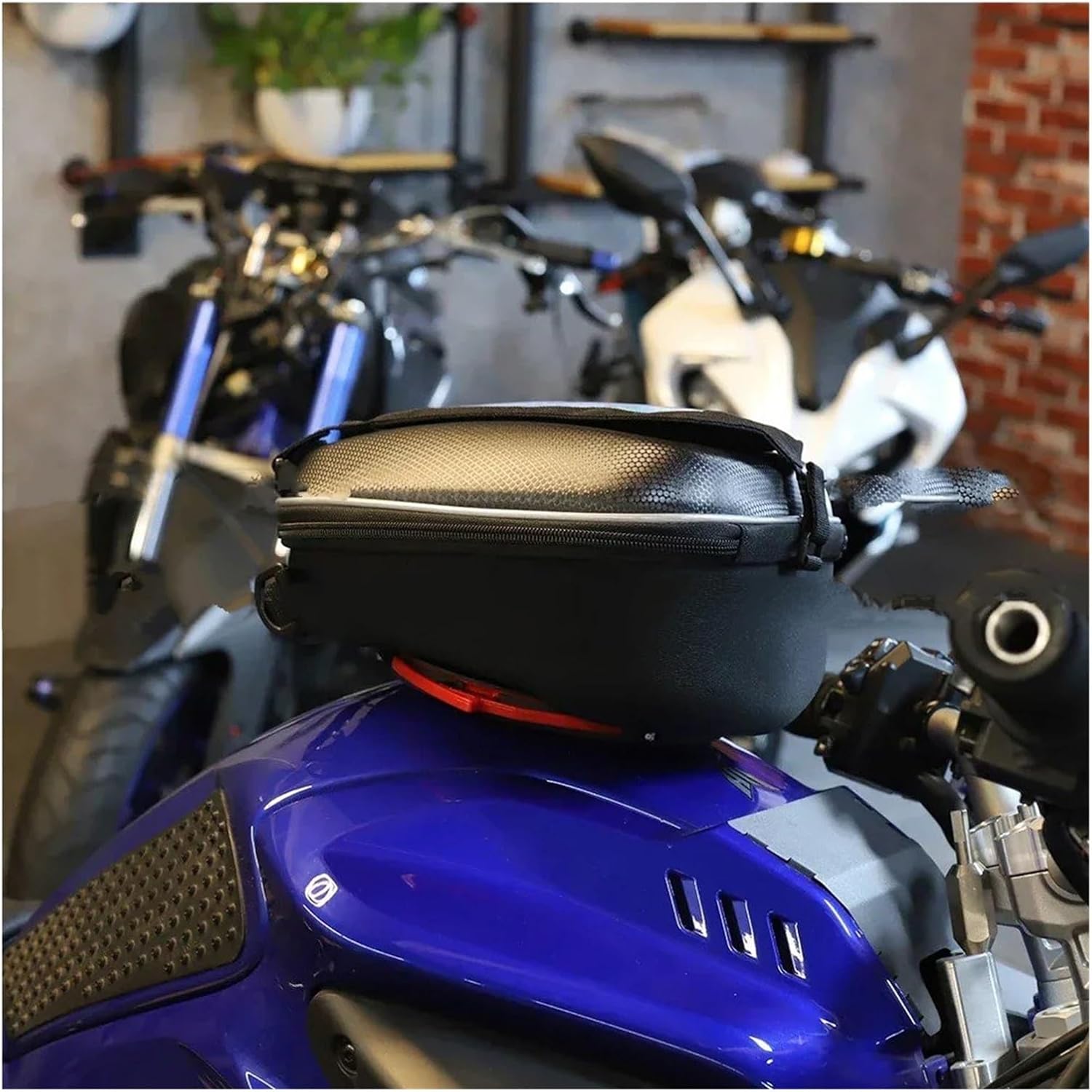 オートバイサドルバッグ 650 1000 に適合するZ1000 に適合するZ1000SX 燃料タンクバッグ オートバイ用 タンクロッ