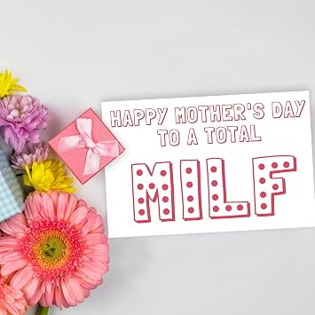 Card for Women Mother's Day Milf