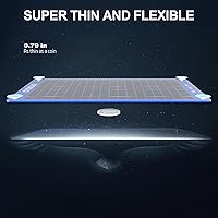 Vista 6 de OYMSAE 12W Solar Car Battery Charger Portable 12V Trickle Battery Charger & Maintainer Waterproof Solar Panel for Car Boat Automotive RV