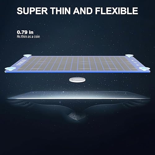 Miniatura 6 de OYMSAE Cargador de batería solar de 12 W portátil de 12 V, cargador y mantenedor, panel solar impermeable para automóvil, barco, automóvil, RV