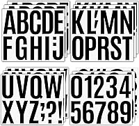 Vista 14 de 810 piezas de 10 hojas de calcomanías de vinilo para letras, calcomanías autoadhesivas para buzón, letreros, ventanas, puertas, automóviles