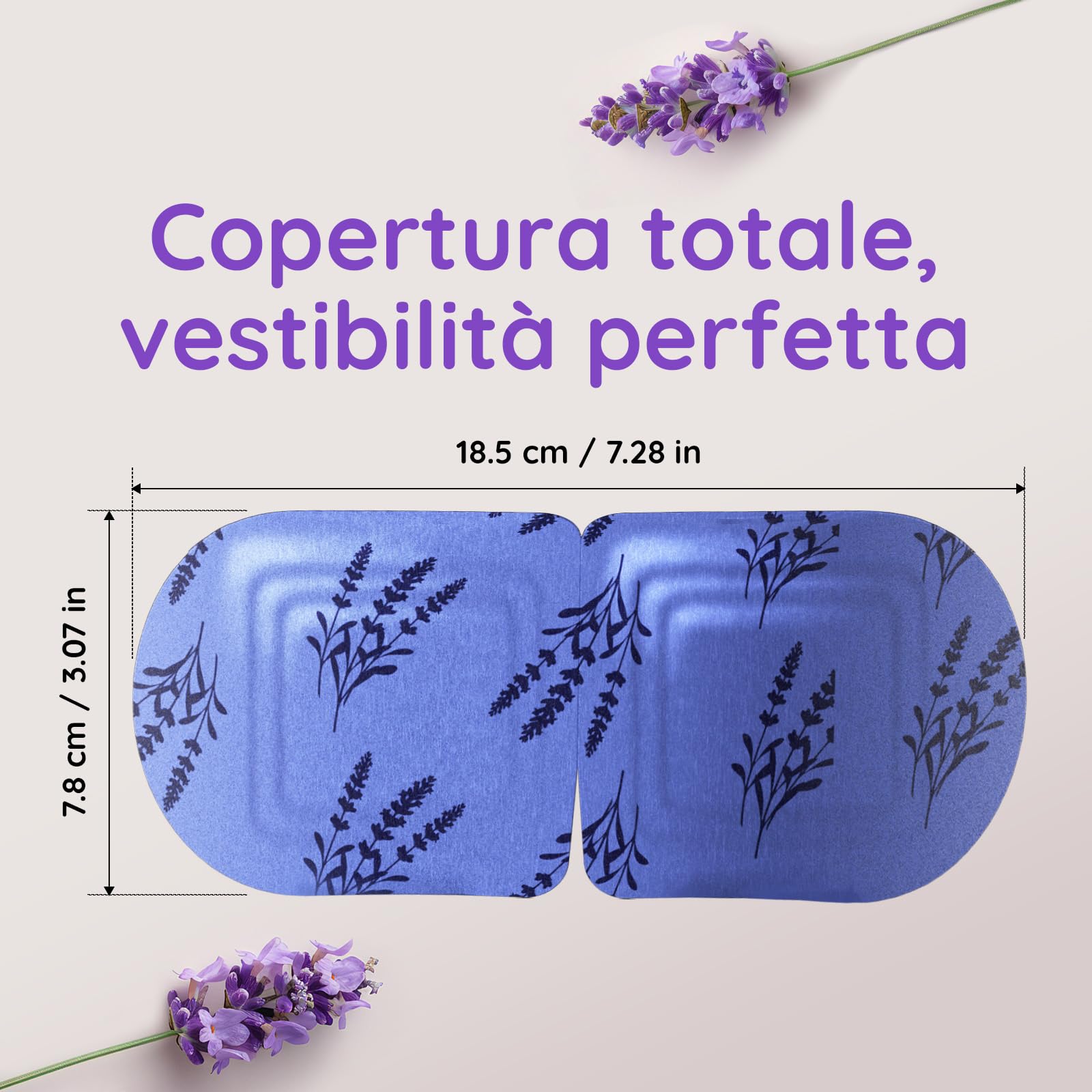 Confezione da 16 Maschere Riscaldanti alla Lavanda – Maschera a Vapore per Occhi Secchi, Gonfiore, Affaticamento e Rilassamento – Maschera Riscaldante Occhi Monouso per Sonno e Viaggio