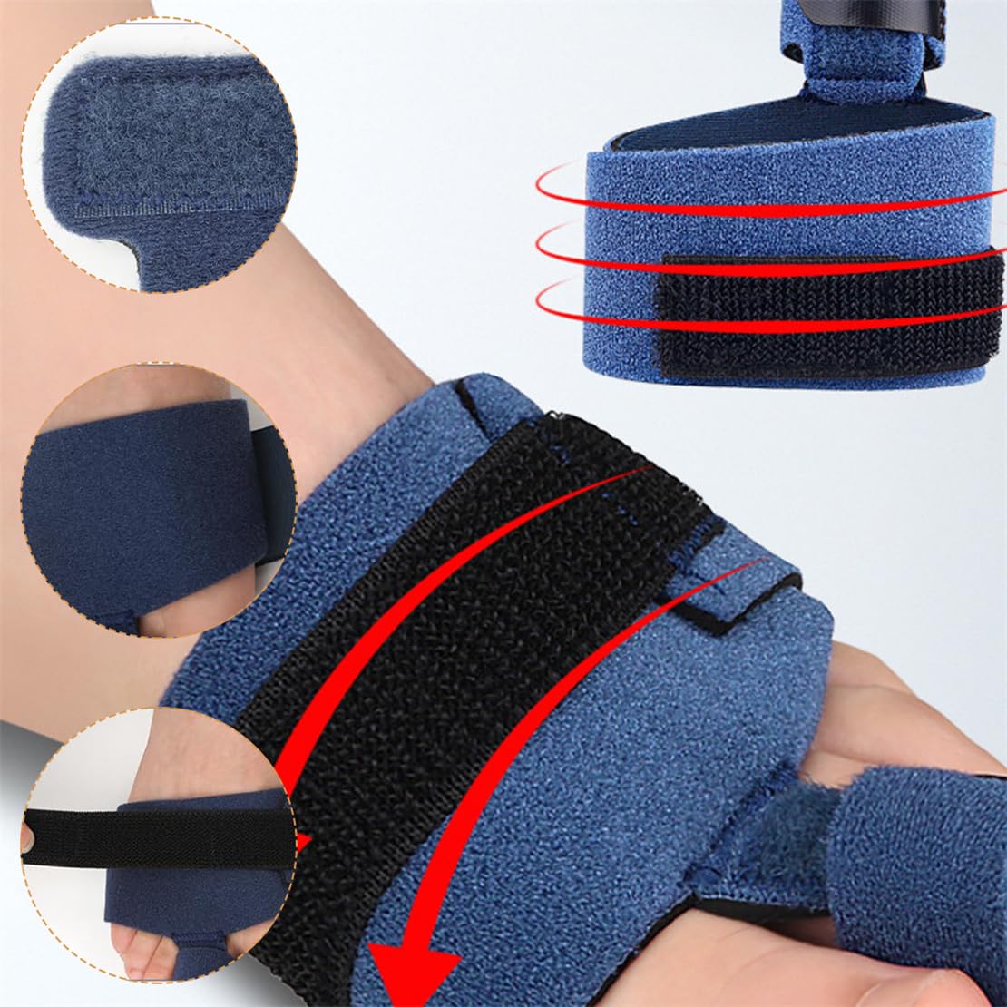 Toe Splints for Straightening Hammertoes Toe Brace Toe Straightener Toe Straps for Women Men Broken Toe Curled Toes Pain and Support 2Pcs - Image 4