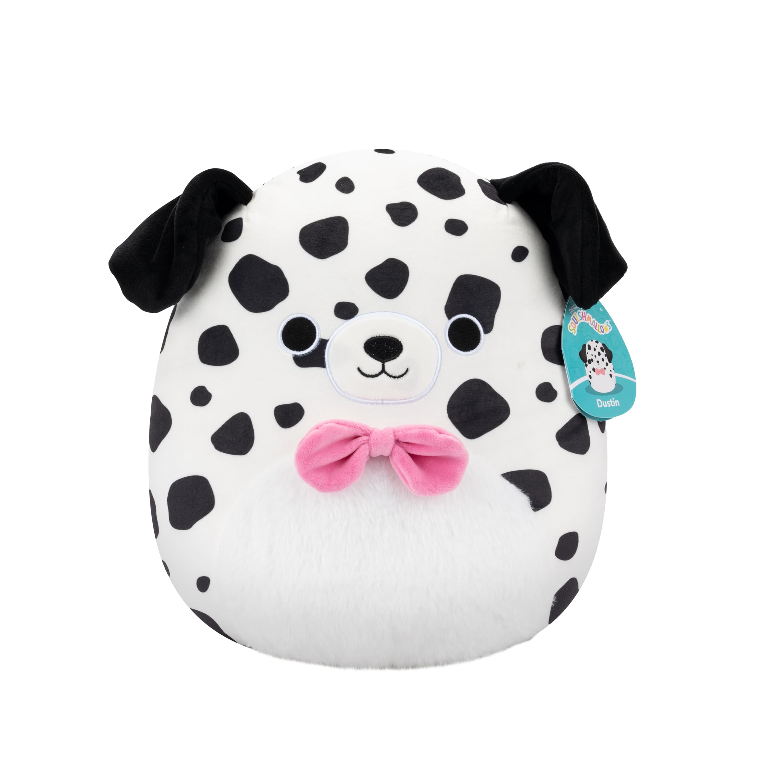 Squishmallows Original 12-Inch Dustin the White Dalmatian