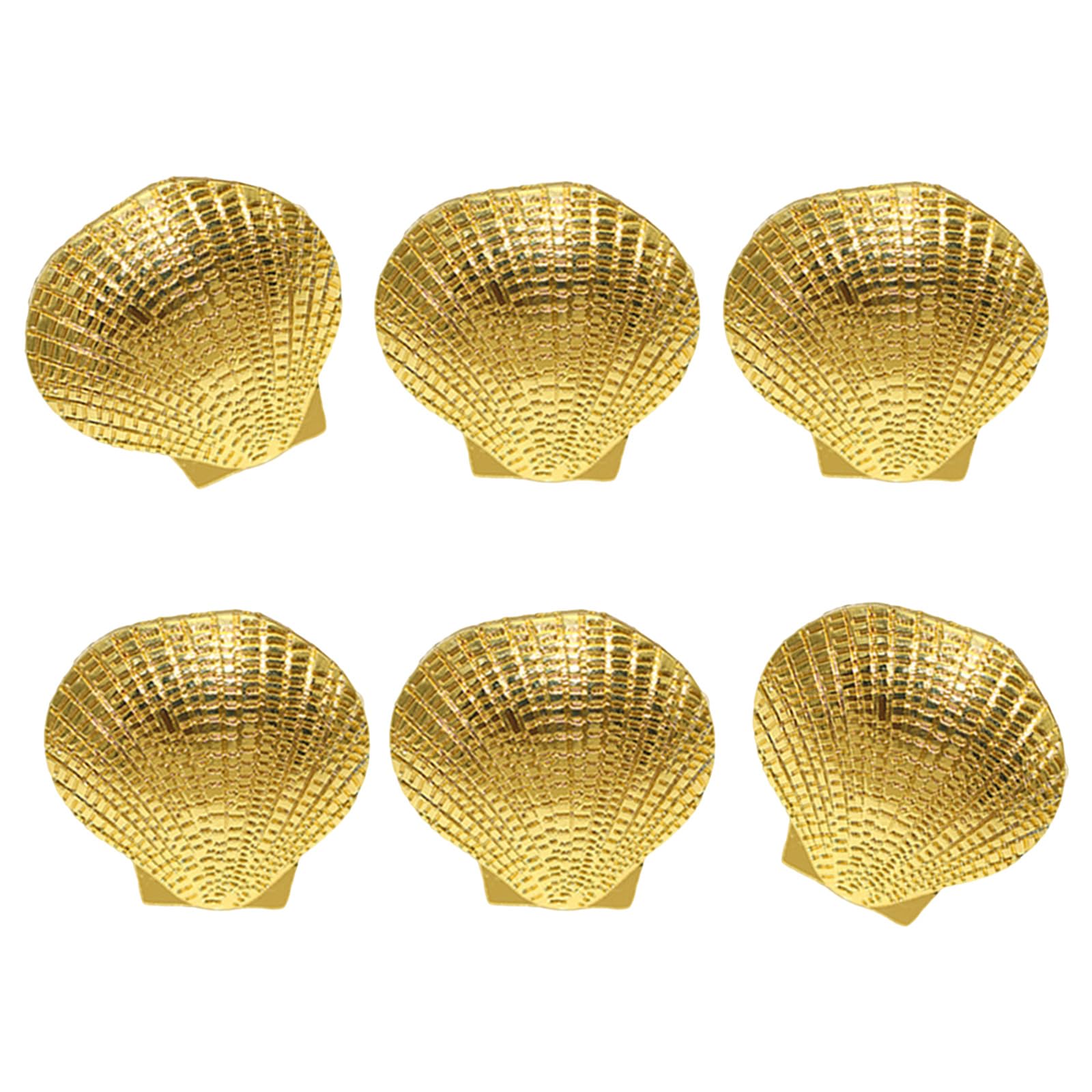 Xjdzineq Oxidation Proof Alloy Echinoderm Cowrie Napkin Holder Shore House Tableware Addons for Theme Parties Deck Tableware Addons