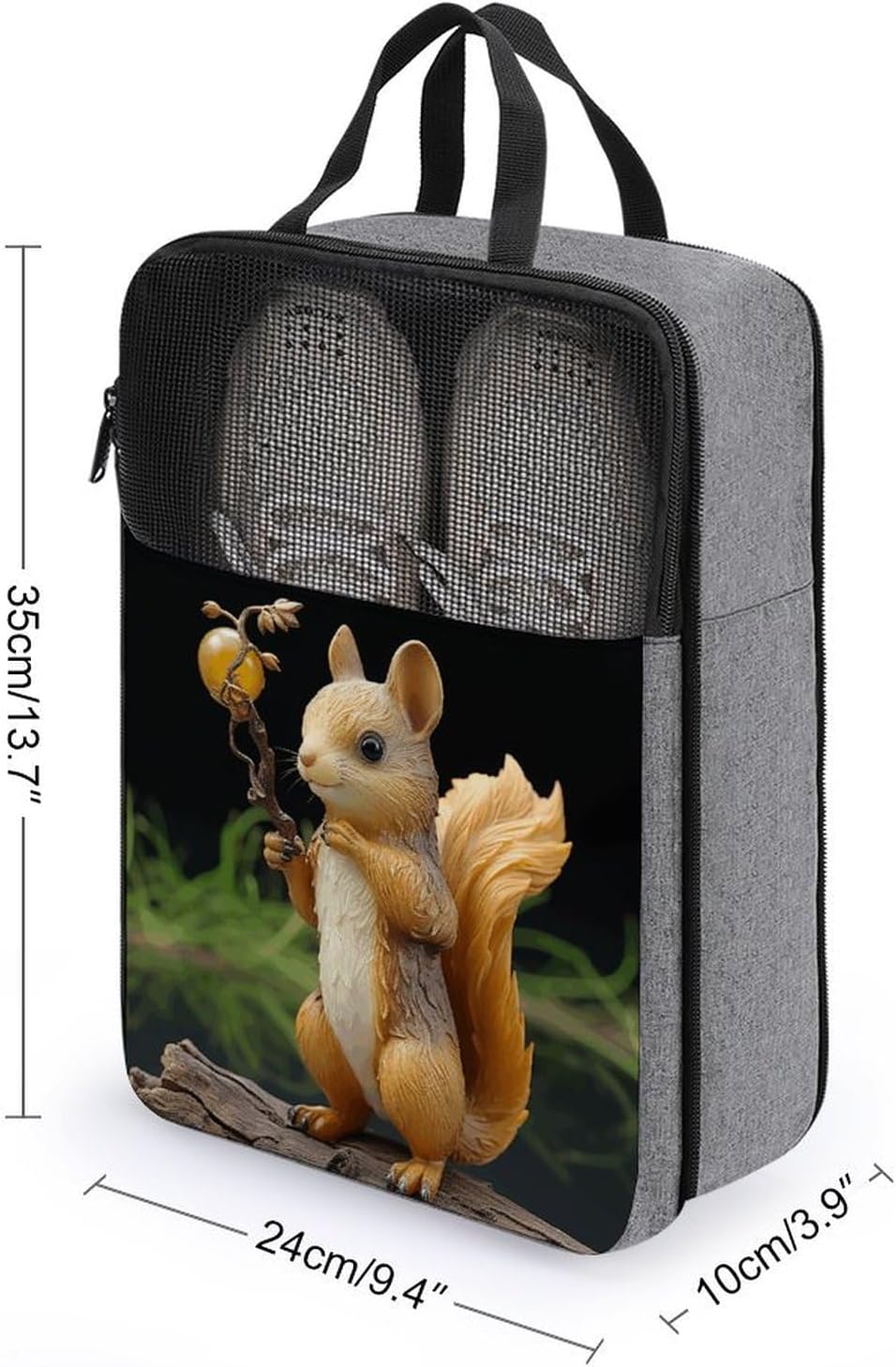Shoe Bag, Resin Squirrel Printed Shoe Bag,storage Hanging Shoe Bag,bath Towel Storage Bag