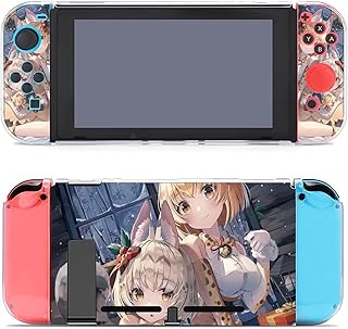 スポンサー広告 - スイッチカバー 全面保護 ホワイトサーバル サーバル けものフレンズ Switchカバー 薄い Switch ケース 耐衝撃 スイッチ ケーススイッチ対応 分体式カバー PC製 Joy-Con用 取り付け簡単 軽量 指紋防止...