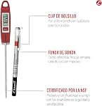 Escali DH1 Thermomètre numérique gastronomique, NSF Certifié rouge, 1 EA