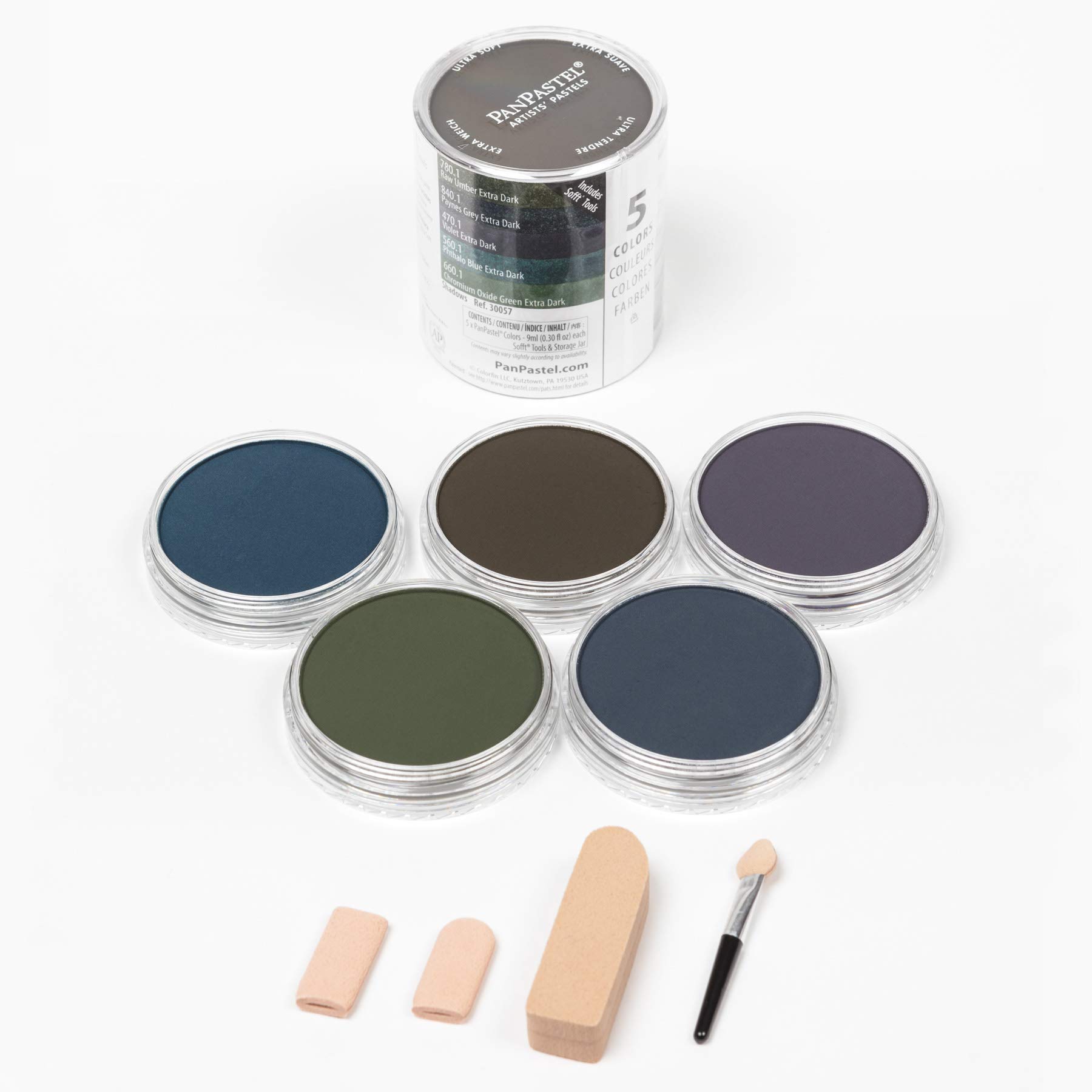 Armadillo Art and Craft Panpastel Ultra Soft Artist Pastel Extra Dark Shades (importato da Giappone)