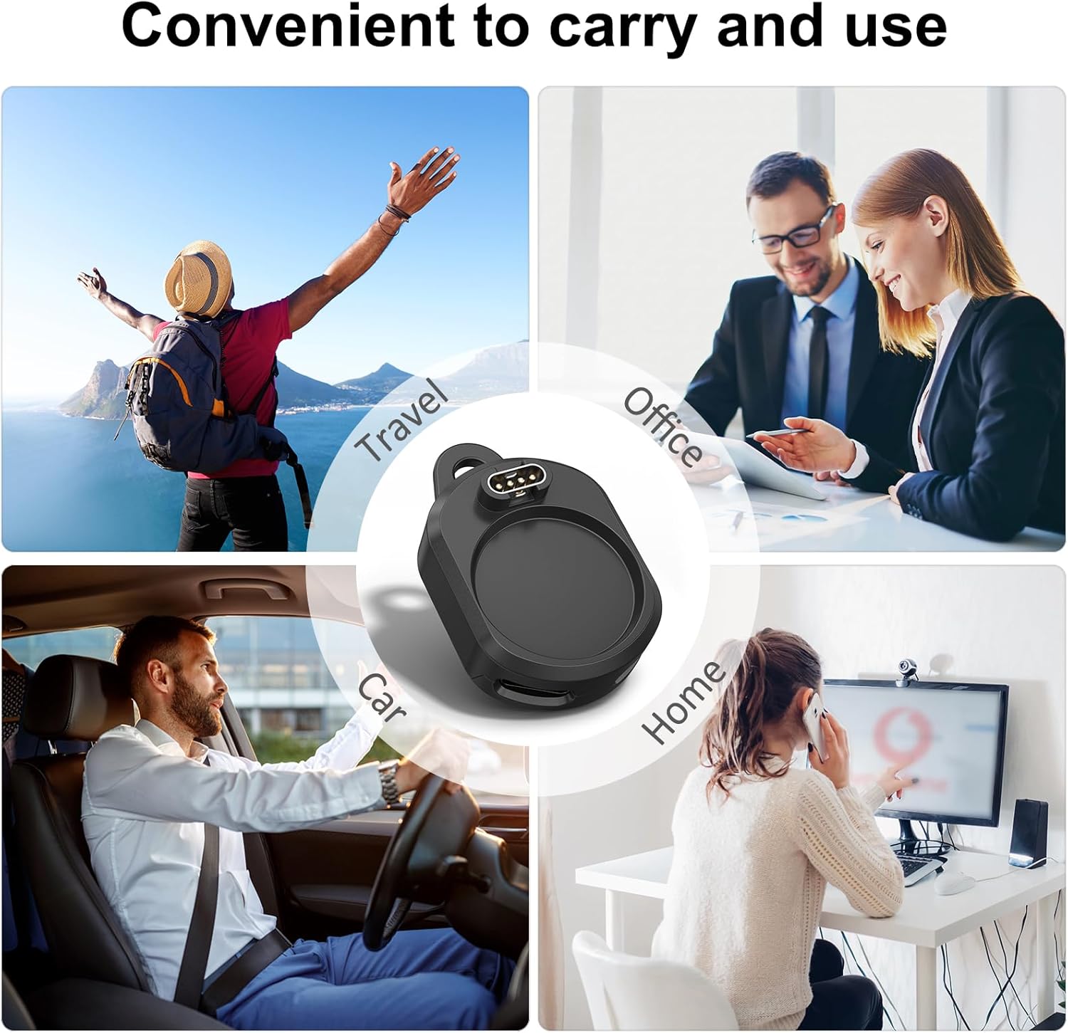 Charger Adapter for Garmin Watch, Portable Charging Cable Dock Station Compatible with Garmin Fenix 8 7 6 5, Forerunner 965 955 935 245, Venu 3S 2 SQ, Vivoactive 5 4 4s 3,Vivomove - Image 8