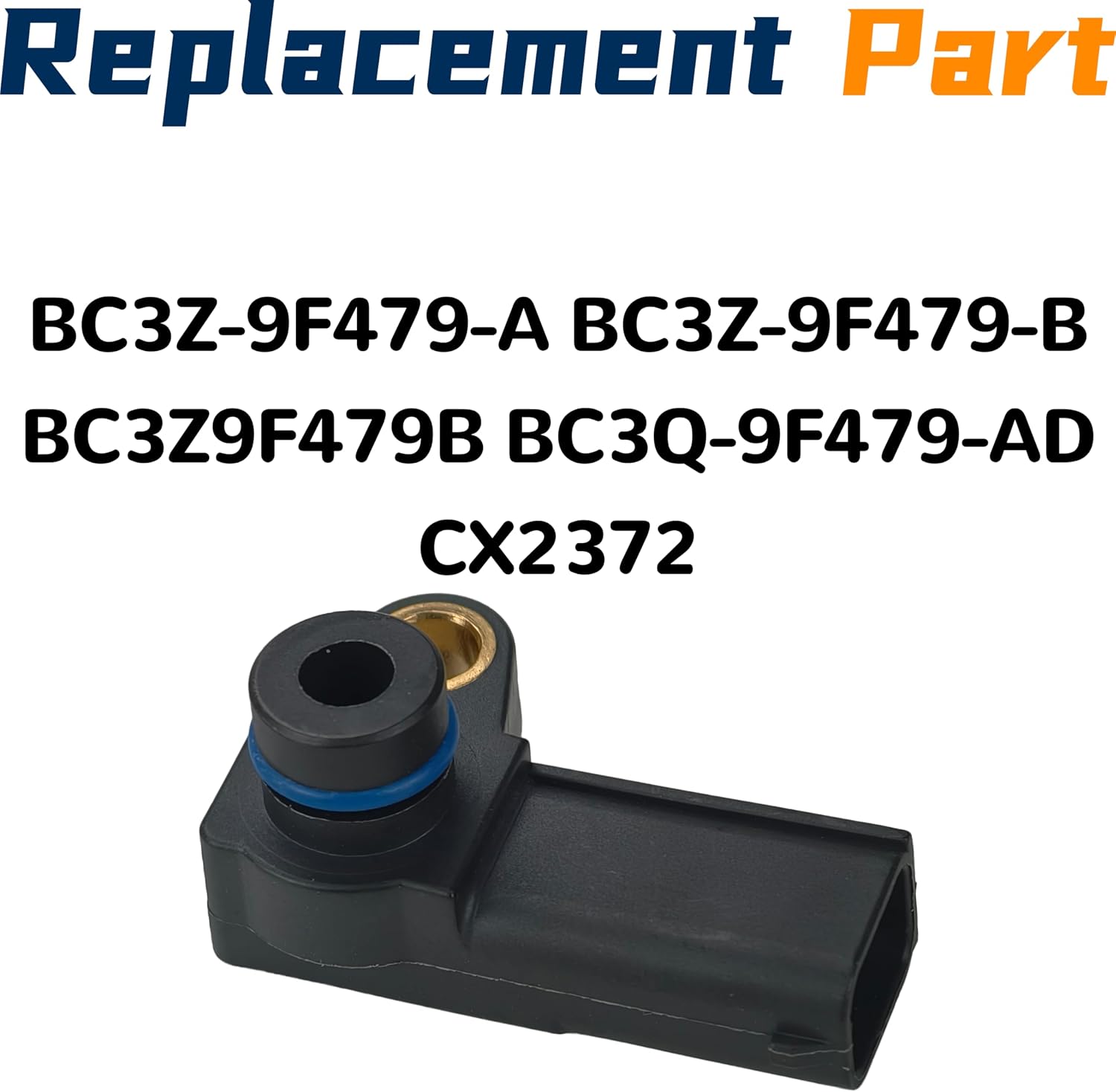 Map Sensor Manifold Absolute Pressure Sensor Compatible with Ford F250 F350 F 250 F 350 F-250 Super Duty 6.7L Diesel 2011 2012 2013 2014 2015 2016 2017 2018 2019 Maf Sensor Replacement BC3Z-9F479-A