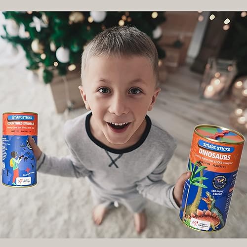 Miniatura 7 de Chalk and Chuckles Smart Sticks Countries of The World Game, regalos para niños de 8 a 12 años, idea de regalo de aprendizaje genial para niños y