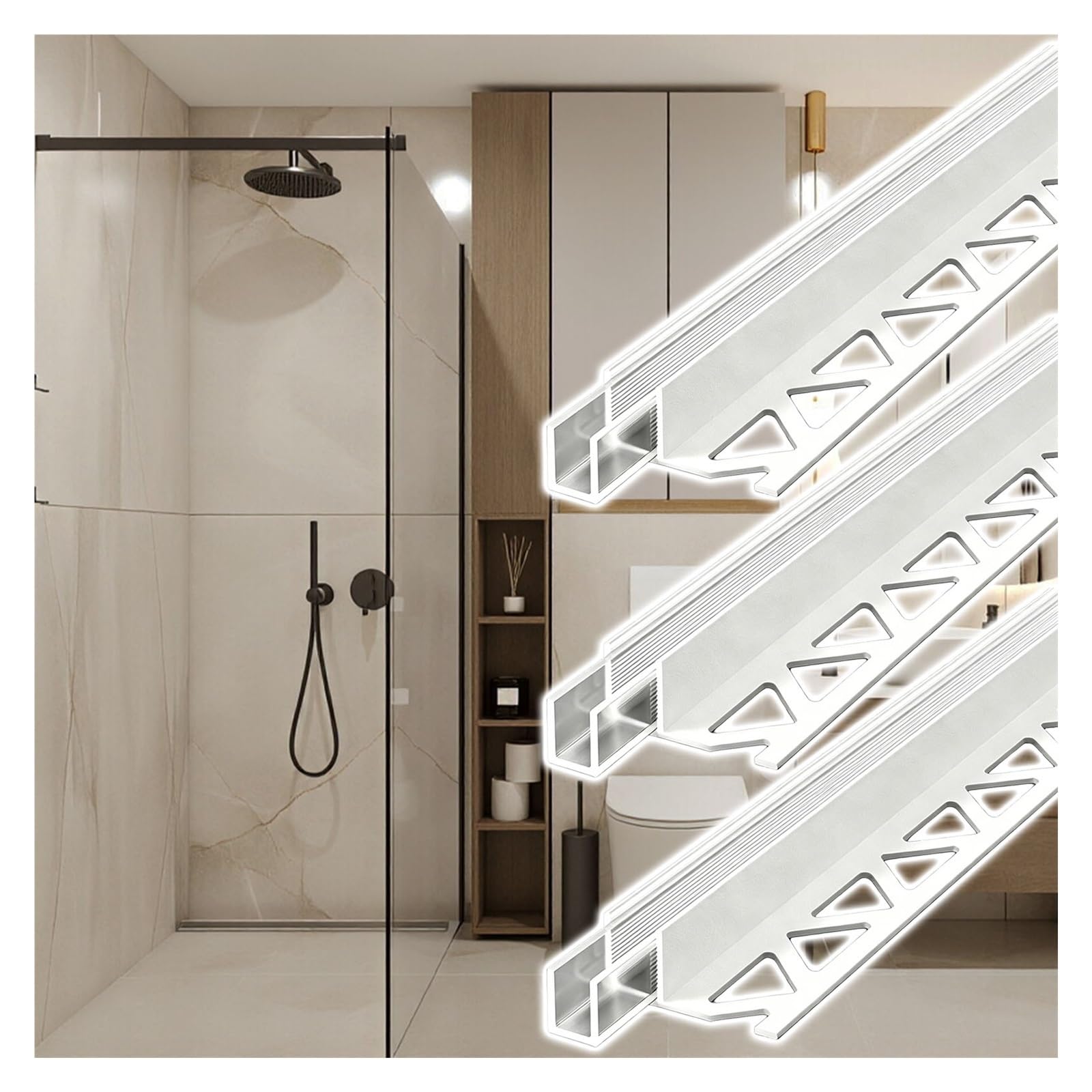 Bande de partition F pour balcon et terrasse Nizat pour un sol toujours sec
